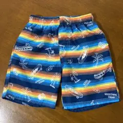 水着　男の子　110センチ　ボーダー　カラフル　マリン