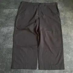 90s croft&barrow バギーパンツ グレー系 極太ワイドスラックス 90s croft&barrow バギーパンツ グレー系 ワイドワークパンツ - メルカリ