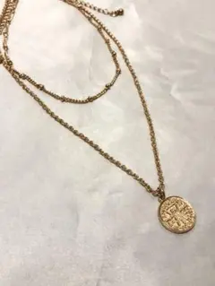 ゴールドレイヤードネックレス