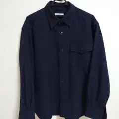 ウールミックスTWツイル オフィサーCPOシャツジャケットのサムネイル