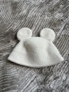 即日配送可ディズニー♡バケットハットもこもこ白