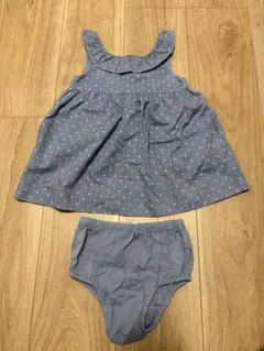 GAPベビー服 ドット柄 ワンピース ブルマ セットのサムネイル