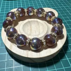 ハンドメイド No2 茶色ブレスレット