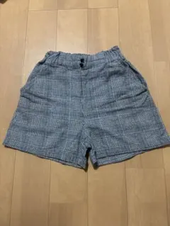 apres les cours グレンチェック ハーフパンツ 130