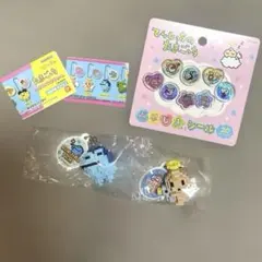 たまごっち ドットフィギュアチャーム 2個 おはじき風シール SET