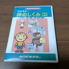 知育DVD】わかるよ！体のしくみ 小学生の理科 ☆NIKK映像 人体図解