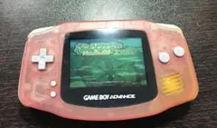 ゲームボーイアドバンス クリアピンク 本体