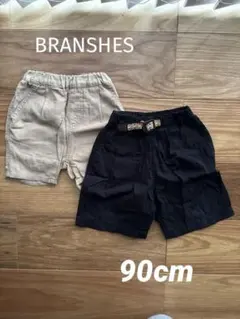 branshes ブランシェス　ハーフパンツ90cm 2点セット