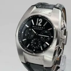BVLGARI 腕時計 エルゴン EG40S モノグラフ 文字盤黒 シルバー - メルカリ