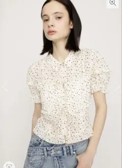 新品未使用 SLY TINY DOTS FRILL ブラウスのサムネイル