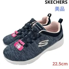 〈美品〉SKECHERS スケッチャーズ【22.5】WIDE FITスニーカー