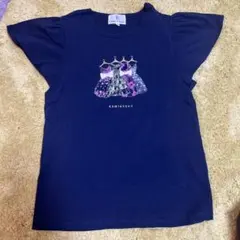 KUMIKYOKU ドレスプリント Tシャツ 150