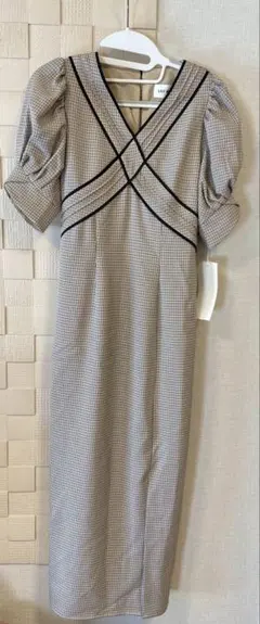 LILY brownチェック柄 ワンピース 00 新品未使用