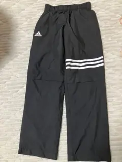 adidas ブラック ピステパンツ 140㎝　ナイロン
