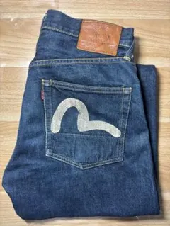 【値下げ可能‼️】 evisu デニム 濃紺 インディゴ ワイド