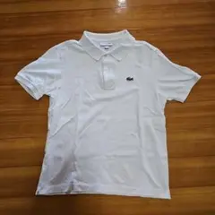 LACOSTE ホワイト ポロシャツ US S