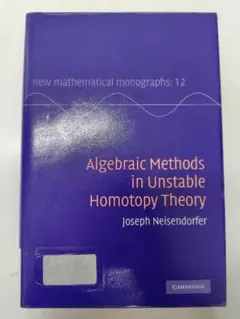 Algebraic Methods in Unstable Homotopy T