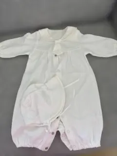 ホワイトセレモニースーツ 50-70cm 帽子付き