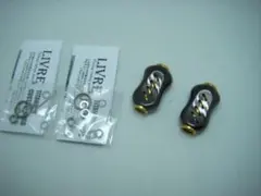 即決！◆◆未使用品！リブレ ハンドルノブ ブラック ゴールド 2個セット◆
