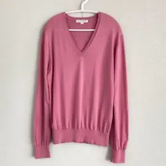 UNITED ARROWS ハイゲージ　コットン Ｖネックニット