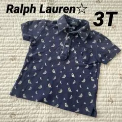 Ralph Lauren☆ 3T ポロシャツ コットン1007
