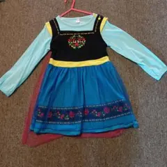 アナと雪の女王 アナコスチューム マント付き120cm