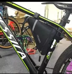 自転車用 トライアングルバッグ フレームバッグ ブラックのサムネイル