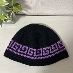 302 ☆クラシックハット☆クラッシャーハット☆バケットハット☆手編みニット帽