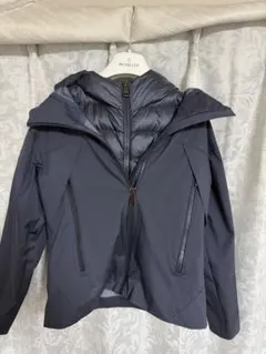 MONCLER モンクレール　ネイビー ダウンベスト付ナイロンジャケット　キッズ