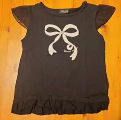 COMME CA ISM 黒 Tシャツ 120cm