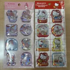 ウォーターシール サンリオ キティ マイメロ 正規品 2枚セット