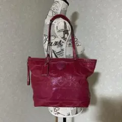 COACH パテントレザー トートバッグ