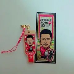 小林直己     羽子板ストラップ&千社札シール