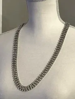 極美品 ロング ラインストーンネックレス 上品 結婚式 パーティー アクセサリー