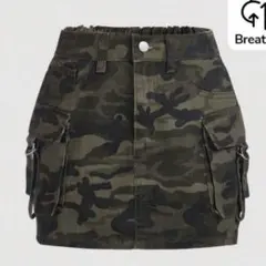 迷彩 ミニスカート