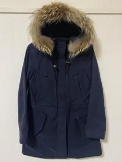 INED ライナー付き モッズコート ネイビー サイズ9