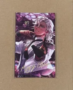 あくねこ　バレンタイントレカ風カード　ミヤジ　箔