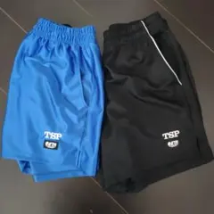 TSP ショートパンツ 青 黒 M&Lセット