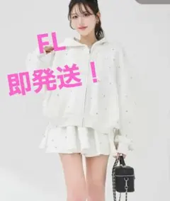 darich ダーリッチ DDロゴビジュースウェットセットアップ ホワイトFL