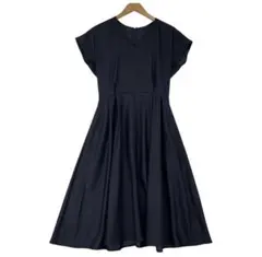 UNITED ARROWS ユナイテッドアローズ Vネック フレア ワンピース
