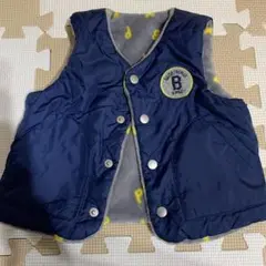 リバーシブル ベビーベスト KP BOY 80サイズ