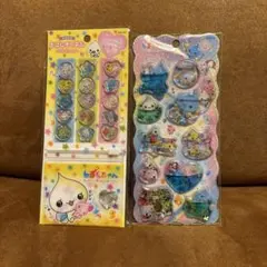 しずくちゃん　ウォーターシール　おはじきシール