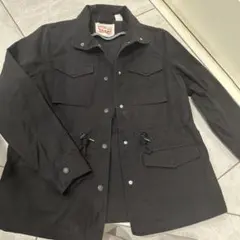 リーバイス　ブラック　ジャケット　コート　綿　sサイズ　メンズ