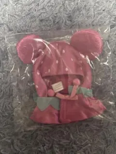 ディズニー ユニベア シークレット コスチューム ポンチョ フルーツ 赤 いちご