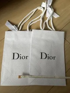 Dior ホワイトショップ袋 9こセット