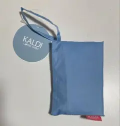 KALDI カルディ オンラインストア限定 オリジナルエコバッグ シアーブルー