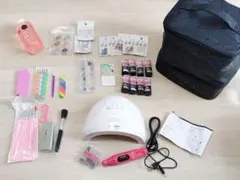【ほぼ未使用】ジェルネイルセット UV/LEDライト付き まとめ売り
