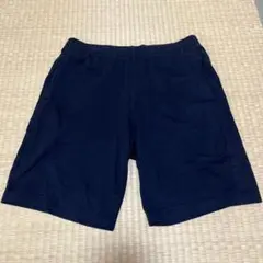 黒 ゴムウエスト ショートパンツ