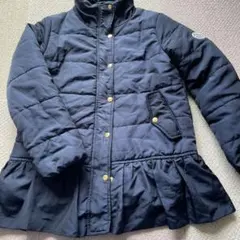 pom ponette ネイビー中綿コート ジュニアサイズ