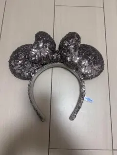 ディズニー ミッキー型スパンコールカチューシャ